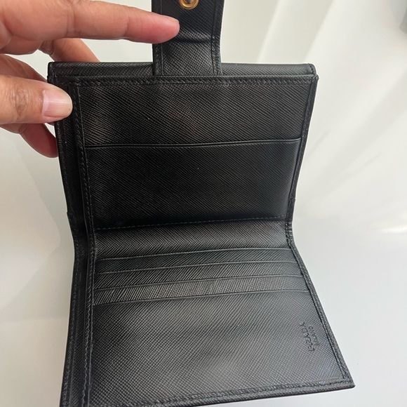 PRADA BLACK SAFFIANO LEATHER WALLET - Picture 5 of 12